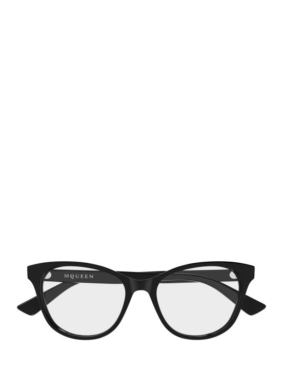 25FW 알렉산더 맥퀸 안경 AM0576O 007 BLACK