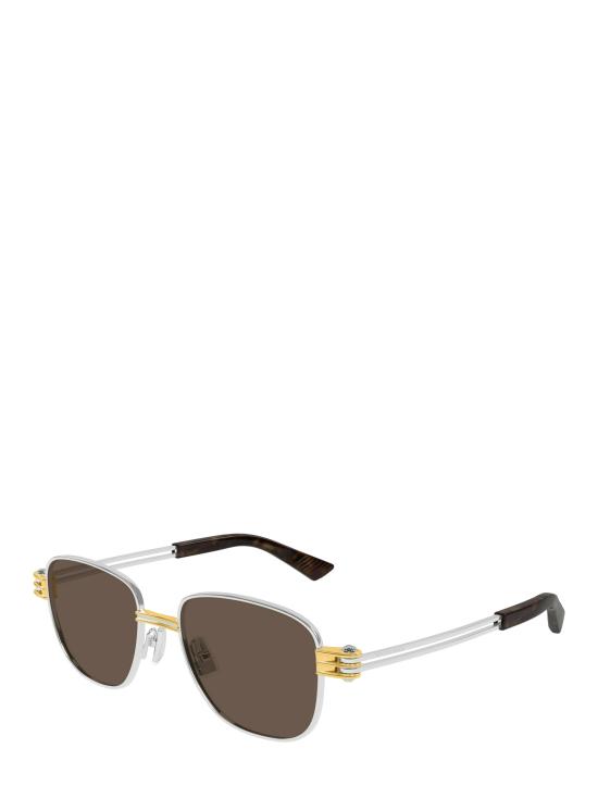 25FW 보테가베네타 선글라스 BV1380S 001 SILVER - BOTTEGA VENETA