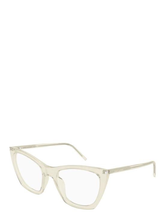 25FW 생로랑 안경 SL 214 THIN OPT 007 YELLOW - SAINT LAURENT
