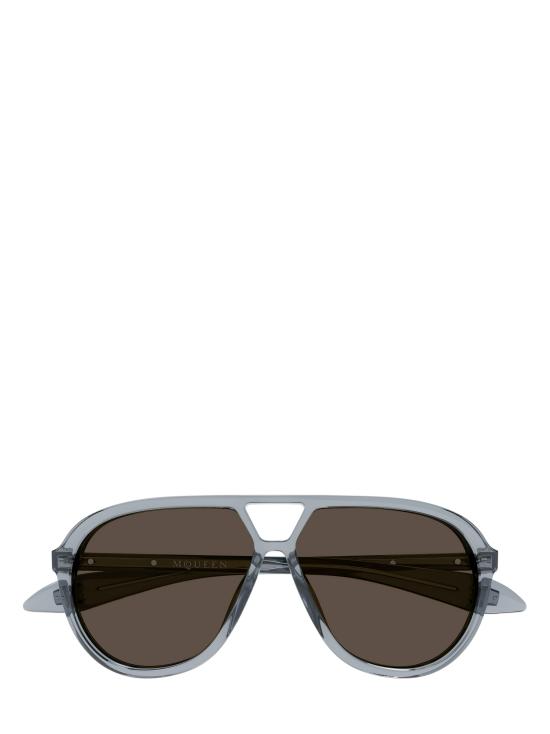 25FW 알렉산더 맥퀸 선글라스 AM0586S 004 GREY