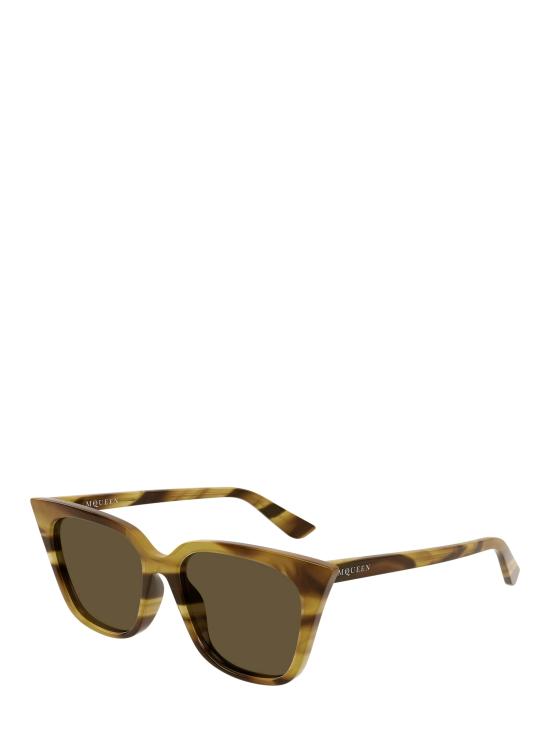 25FW 알렉산더 맥퀸 선글라스 AM0556S 003 HAVANA - ALEXANDER MCQUEEN