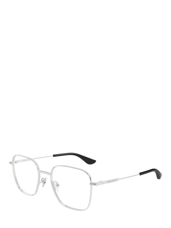 25FW 알렉산더 맥퀸 안경 AM0565O 001 SILVER - ALEXANDER MCQUEEN