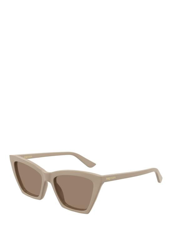 25FW 알렉산더 맥퀸 선글라스 AM0536S 003 BEIGE - ALEXANDER MCQUEEN