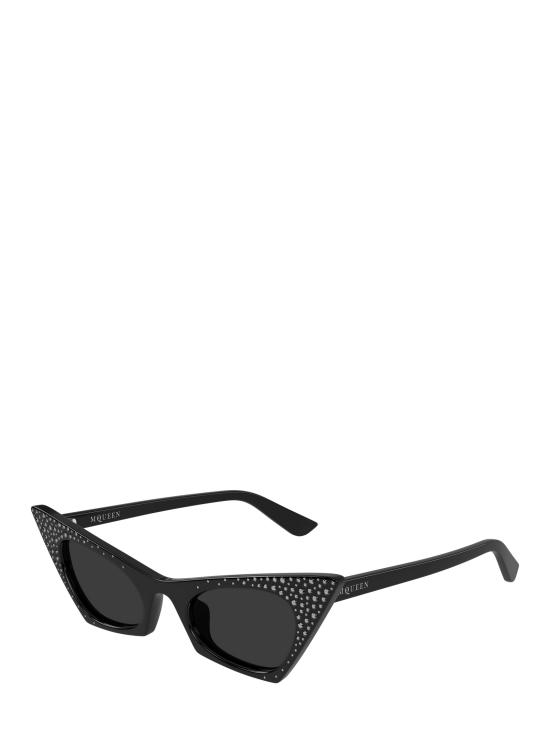 25FW 알렉산더 맥퀸 선글라스 AM0557S 005 BLACK - ALEXANDER MCQUEEN