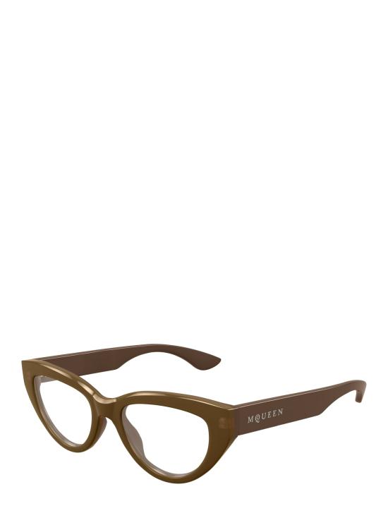 25FW 알렉산더 맥퀸 안경 AM0529O 003 BROWN - ALEXANDER MCQUEEN