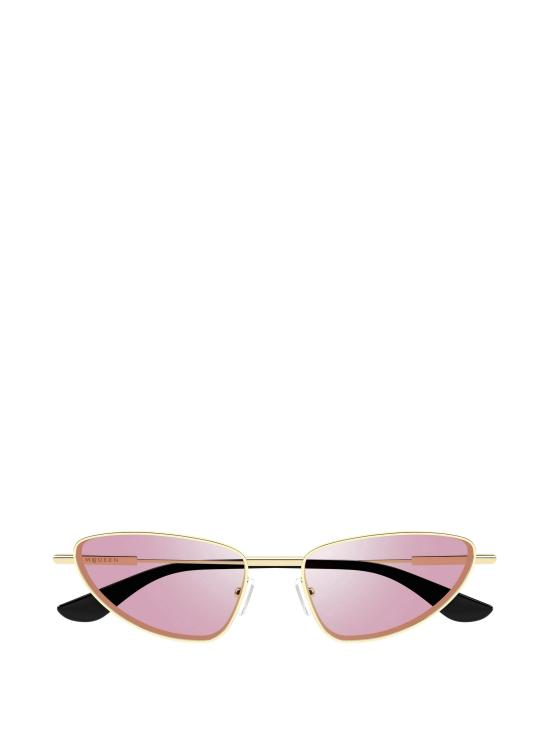 25FW 알렉산더 맥퀸 선글라스 AM0522S 004 GOLD