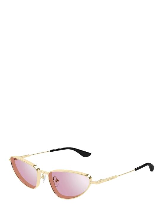 25FW 알렉산더 맥퀸 선글라스 AM0522S 004 GOLD - ALEXANDER MCQUEEN