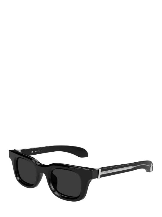25FW 알렉산더 맥퀸 선글라스 AM0547S 001 BLACK - ALEXANDER MCQUEEN