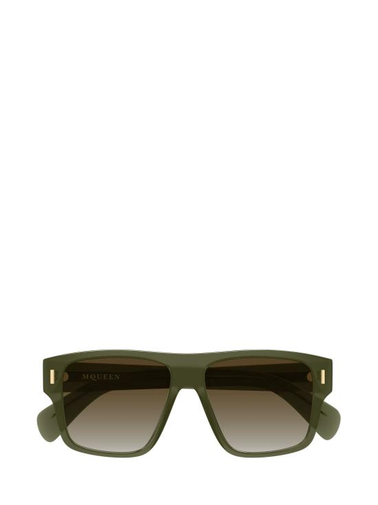 25FW 알렉산더 맥퀸 선글라스 AM0550S 003 GREEN