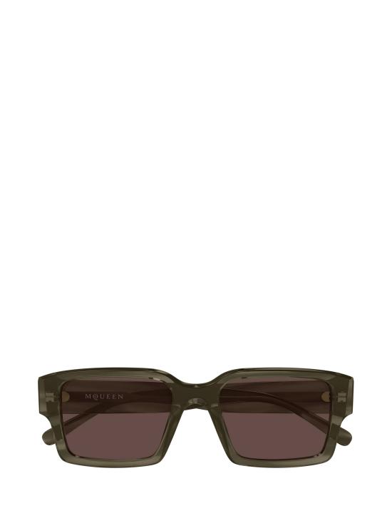 25FW 알렉산더 맥퀸 선글라스 AM0579S 003 HAVANA