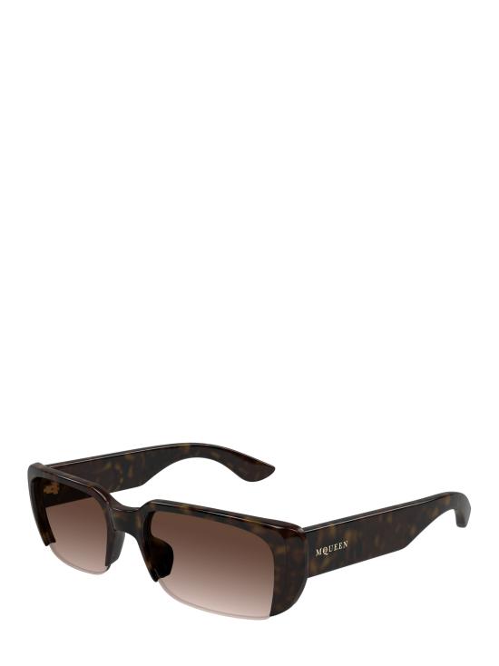 25FW 알렉산더 맥퀸 선글라스 AM0532S 002 HAVANA - ALEXANDER MCQUEEN
