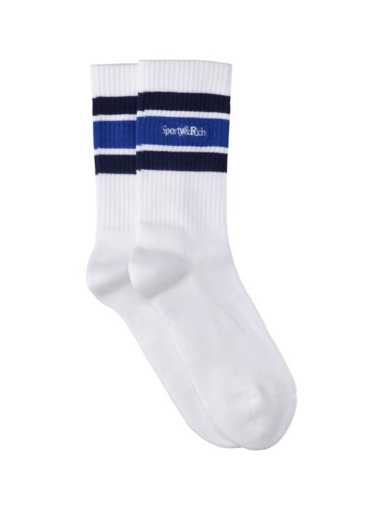 26FW 스포티앤리치 언더웨어 AC00482300WH104 WHITE NAVY VIBRANT BLUE