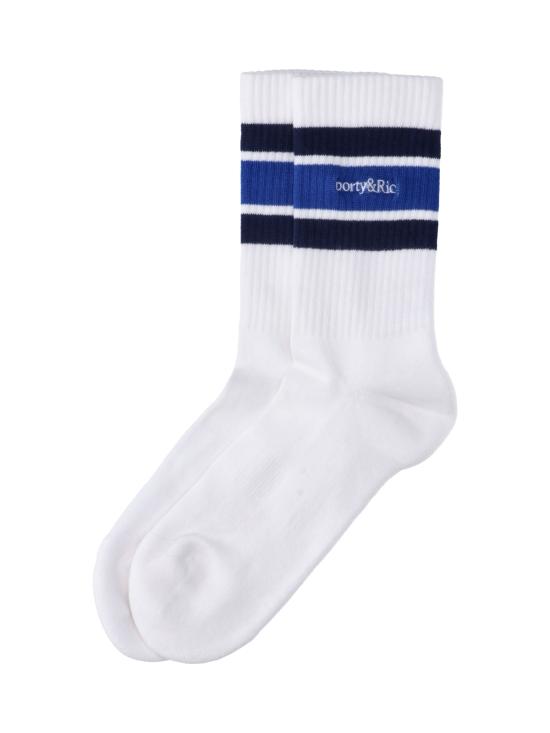 26FW 스포티앤리치 언더웨어 AC00482300WH104 WHITE NAVY VIBRANT BLUE - SPORTY & RICH