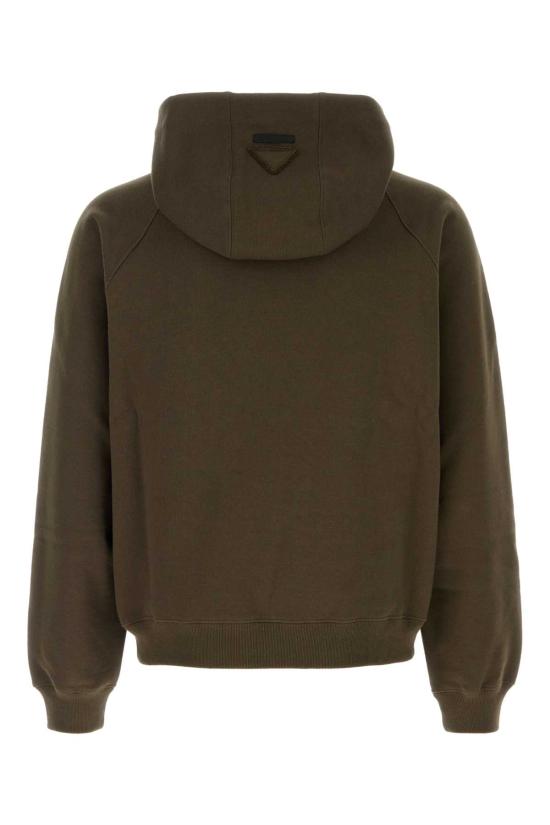 26FW 프라다 후드 티셔츠 UJL58DSOOO6382 F0334 Green - PRADA