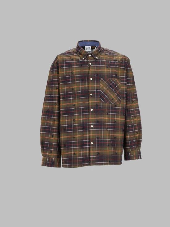 26FW 바버 긴팔 셔츠 MSH5886 MSHTN51 GREEN