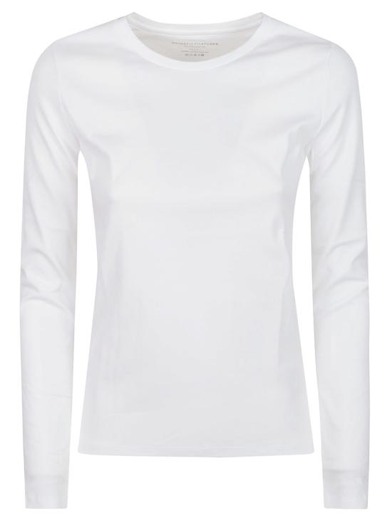 26FW 마제스틱필라쳐 긴팔 티셔츠 H26M607 FTS008 001 WHITE