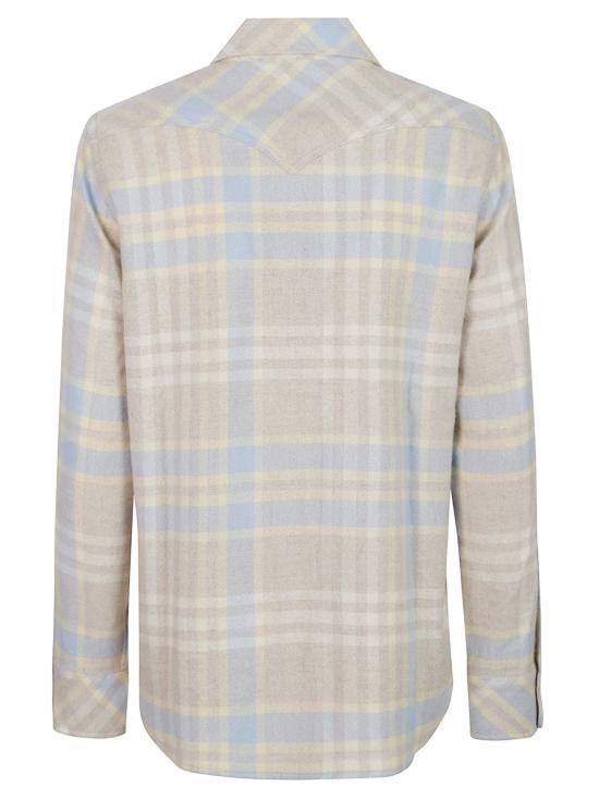 26FW 쿠즈텡 셔츠 4754 LUMBER 2620 AZZURRO GRIGIO - KUJTEN