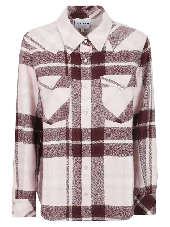 26FW 쿠즈텡 셔츠 4754 LUMBER 2587 ROSA BORDEAUX