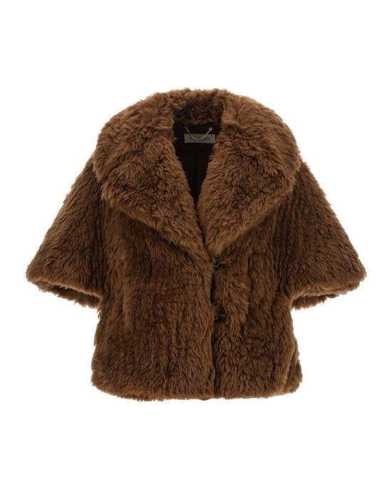 26FW 막스마라 케이프 24736352 001 BROWN DOM