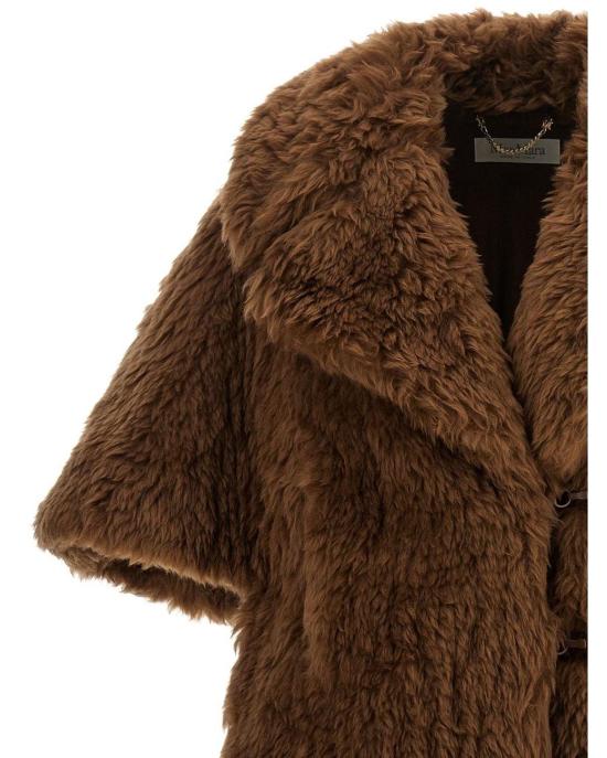 26FW 막스마라 케이프 24736352 001 BROWN DOM - MAX MARA