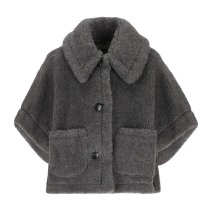26FW 막스마라 케이프 24736262 001 MEDIUM GREY DOM