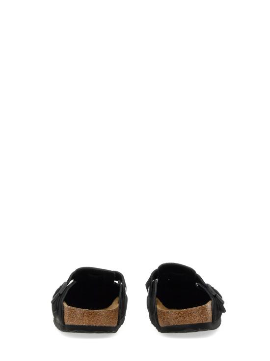 26FW 버켄스탁 보스턴 소프트 풋베드 스웨이드 레더 660473 BLACK NERO - BIRKENSTOCK
