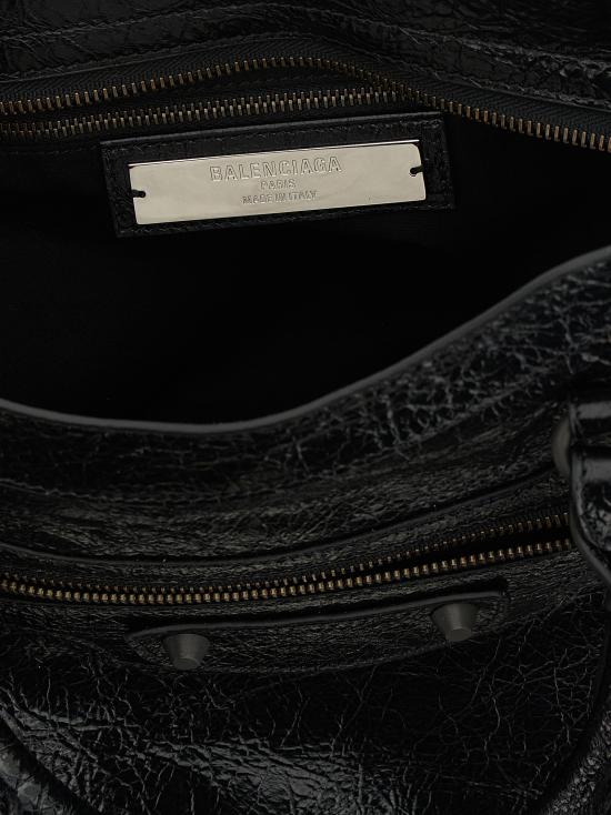 26FW 발렌시아가 르 시티 백 8657602ACFH1000 Black - BALENCIAGA