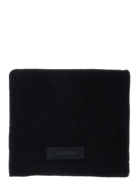 26FW 자크뮈스 르 샤를 그로 그레인 숄 ACU00669AK00227990 Black