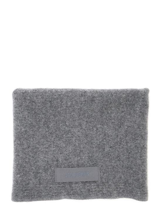 26FW 자크뮈스 르 샤를 그로 그레인 숄 ACU00669AK00227970 Grey