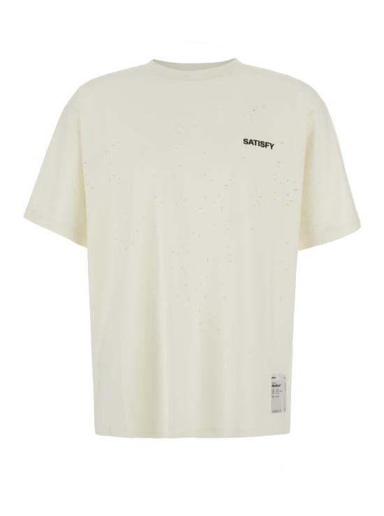 26FW 새티스파이 모스테크 티셔츠 1100612A02 White