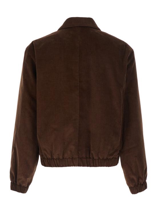 26FW 아미 울 아미 드 꾀흐 패딩 재킷 HJK830CO00892221 Brown - AMI