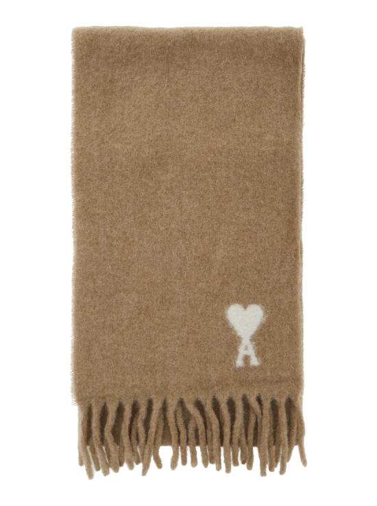 26FW 아미 알파카 아미 드 꾀흐 스카프 USF673AW0004A184 Beige