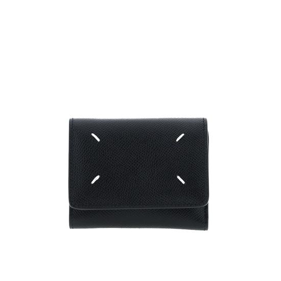 26FW 마르지엘라 4스티치 트라이폴드 지갑 SA3UI0017P4745 Black