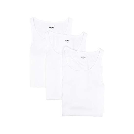 27SS 스킴스 민소매 티셔츠 TP TNK 5788M CHK WHITE