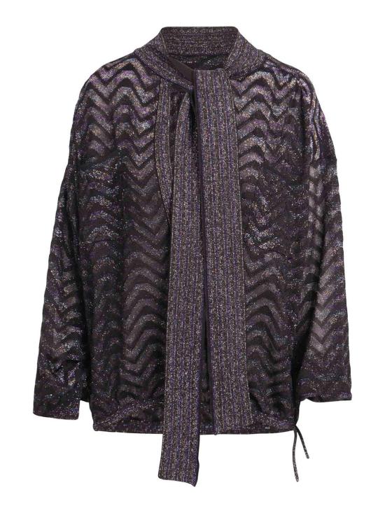26FW 미소니 블라우스 DS26WN2SBK01LMSMSR7 MULTICOLOUR