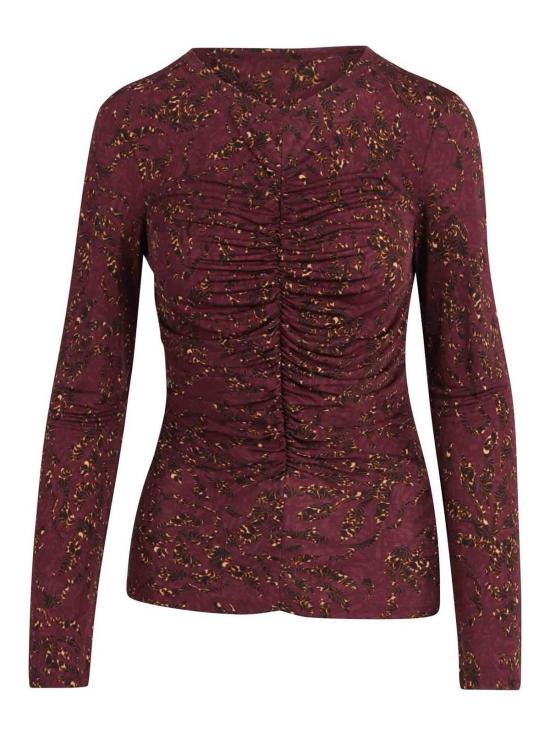 26FW 울라 존슨 탑 FA260819CLARETFLORAL RED