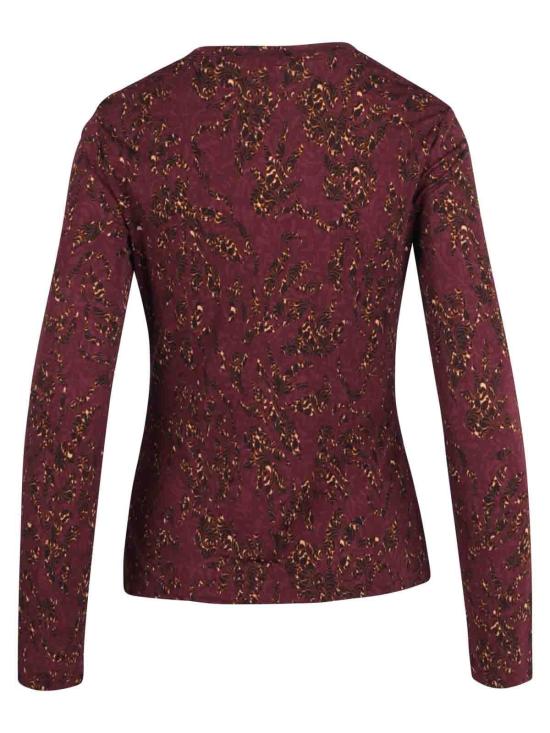 26FW 울라 존슨 탑 FA260819CLARETFLORAL RED - ULLA JOHNSON