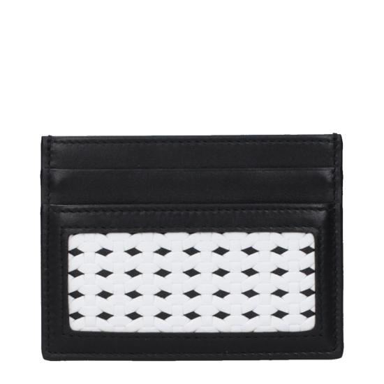 26SS 돌체앤가바나 Woven plongé calfskin 카드홀더 BP0330AN41989690