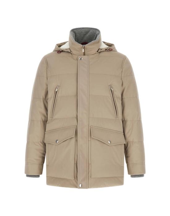 26FW 브루넬로 쿠치넬리 나일론 후드 다운 파카 MV4061823 CMD01 SAND BEIGE DOM