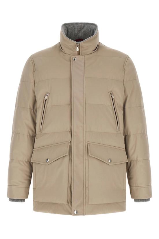 26FW 브루넬로 쿠치넬리 나일론 후드 다운 파카 MV4061823 CMD01 SAND BEIGE DOM - BRUNELLO CUCINELLI