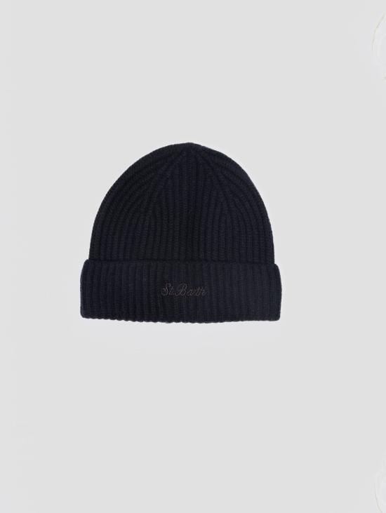 26FW 세인트바쓰 액세서리 캐시미어 블루 소재의 Box Natale Uomo Cappello e Sciarpa - MC2 SAINT BARTH