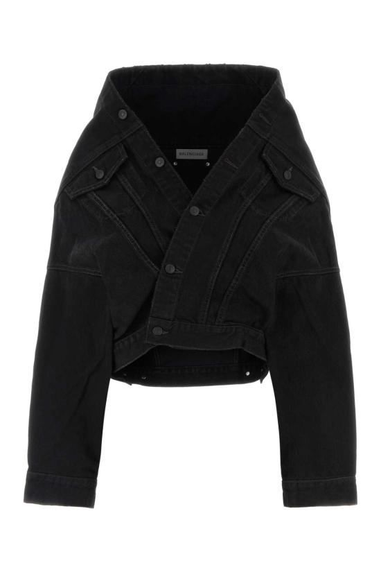 26FW 발렌시아가 랩 자켓 A0097LTBP47 8975 Black