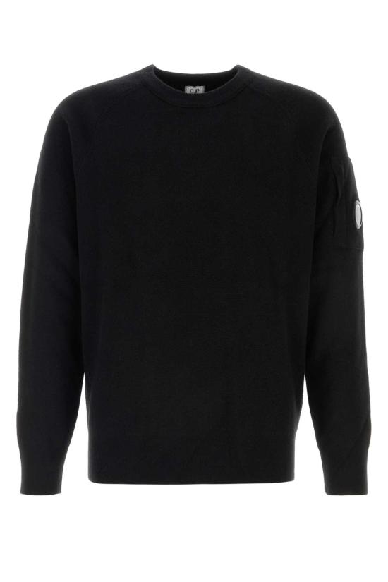 26FW 씨피 컴퍼니 렌즈 디테일 니트 21CMKN096A110149A 999 Black