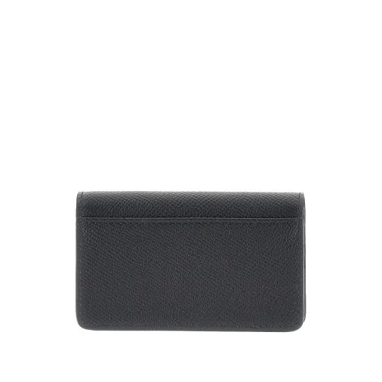 26FW 마르지엘라 스티치 레더 플랩 카드 홀더 SA3VX0008P4745 Black - MAISON MARGIELA