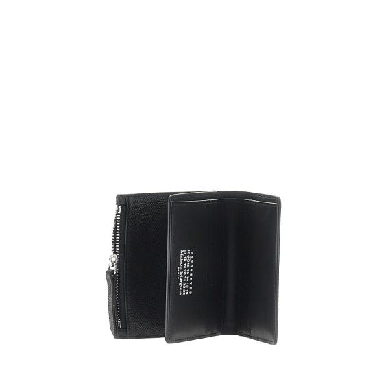 26FW 마르지엘라 레더 플랩 월렛 SA1UI0023P4745 Black - MAISON MARGIELA
