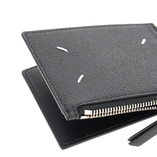 26FW 마르지엘라 보빈 레더 머니 클립 지갑 SA1UI0018P4745 Black - MAISON MARGIELA