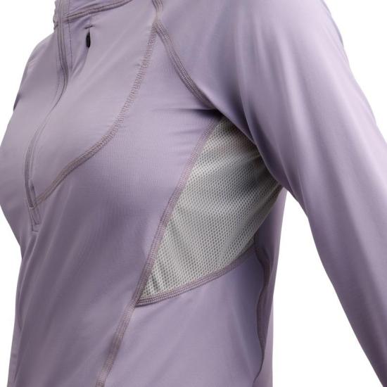 26FW 블랙 다이아몬드 트레이닝 티셔츠 QAWAP752094 DUSK VIOLET DOM - BLACK DIAMOND
