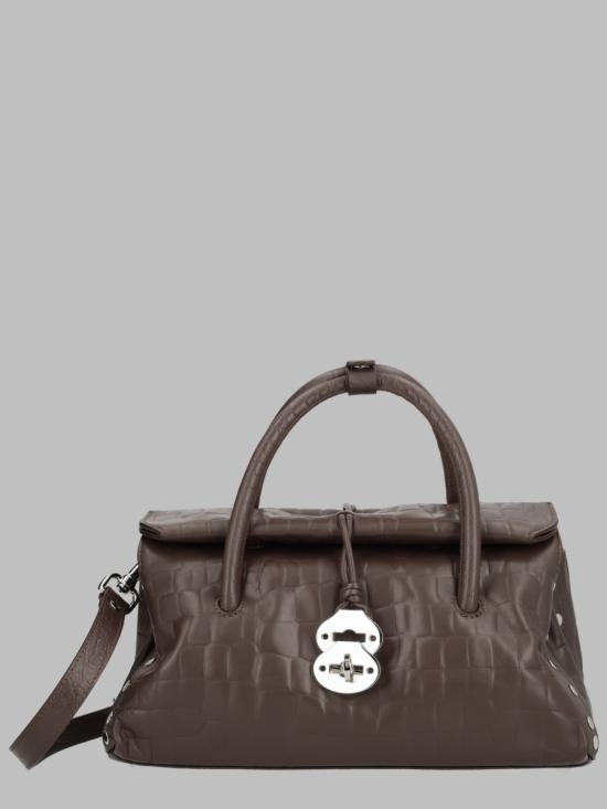26FW 자넬라토 토트백 068750S 2420000Z0239 BROWN