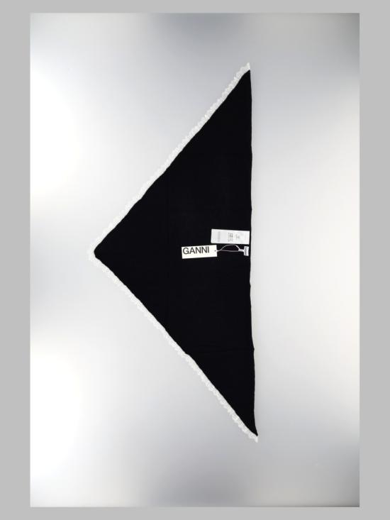 26FW 가니 머플러/스카프 B3020251 683 BLACK