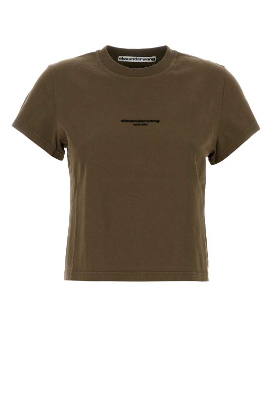 27SS 알렉산더 왕 반팔 티셔츠 1CC3261302 312 Green